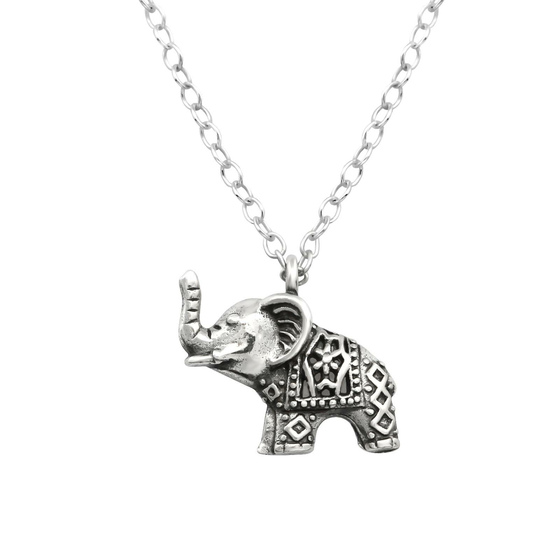 aus Elefant Halskette Silber kaufen 27,90 Thailand | Monkimau, €