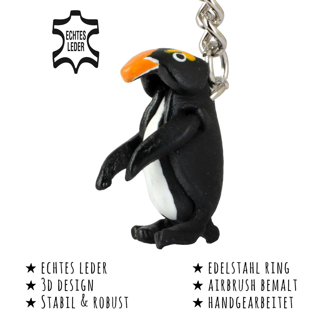 Pinguin Keychain Süß Anhänger Figur Schlüsselanhänger