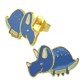 Auf dem Bild zu sehen sind Kinder Ohrringe Dino...