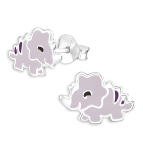Dino Kinder Ohrringe aus 925 Silber