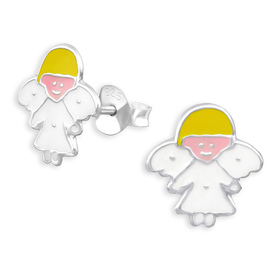 Engel Kinder Ohrringe aus 925 Silber