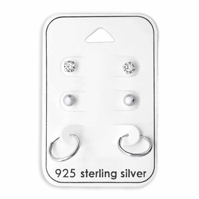 Exklusive Silberne Ohrstecker mit Zirkonia ? Eleganz für...