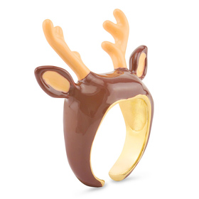 Auf dem Bild zu sehen sind Damen Ringe mit Hirsch Geweih...