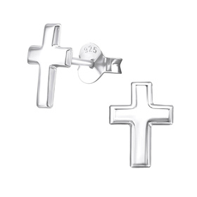 Auf dem Bild zu sehen sind Kinder Ohrringe Kreuz...