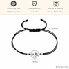 Berg aus Silber als Armband