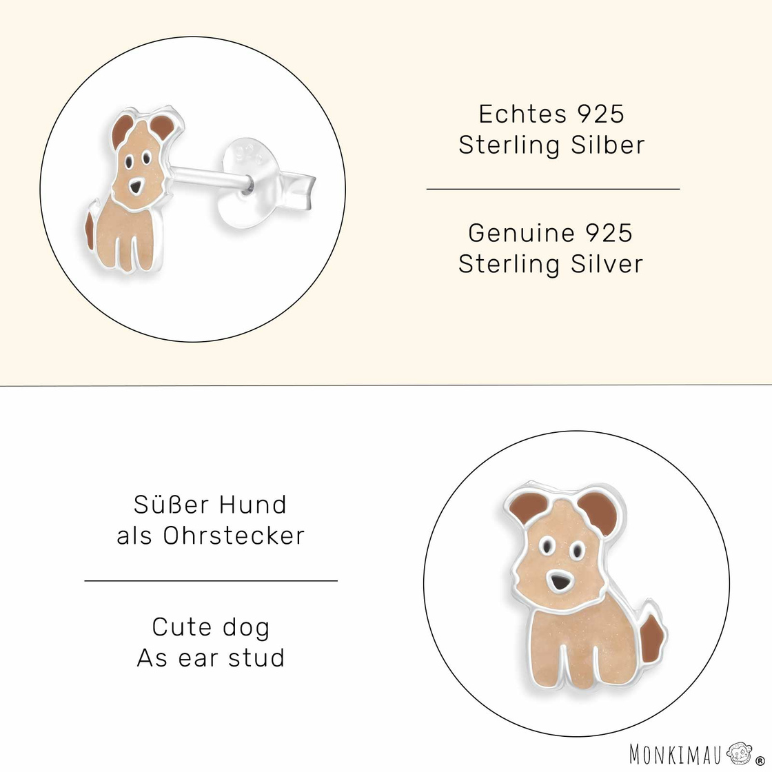 Terrier Hunde Ohrringe aus 925 Silber | 14,90 € Monkimau
