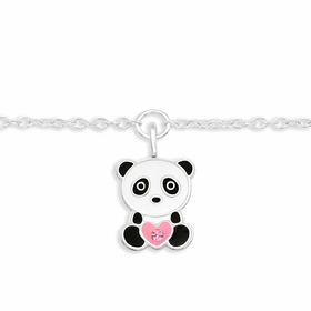 Auf dem Bild zu sehen sind Armkette mit Panda Anhänger...