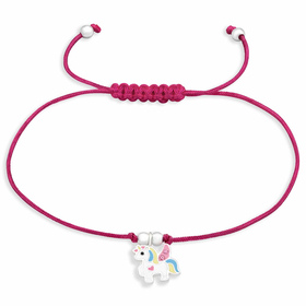 Auf dem Bild zu sehen sind Armband mit Einhorn Anhänger...