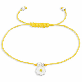 Auf dem Bild zu sehen sind Armband mit Blumen Anhänger...