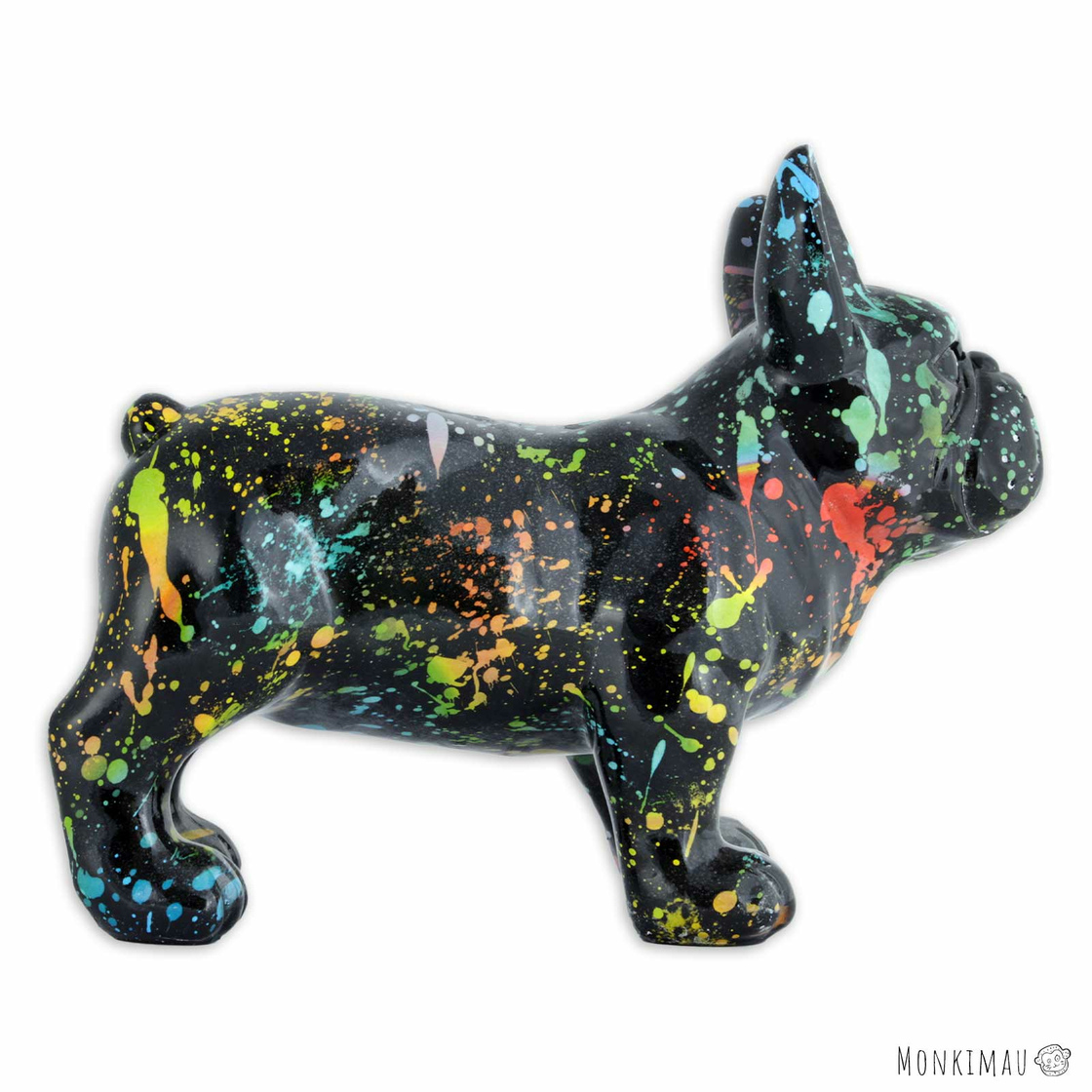 Monkimau Tierfigur Französische Bulldogge Figur - Deko Figuren