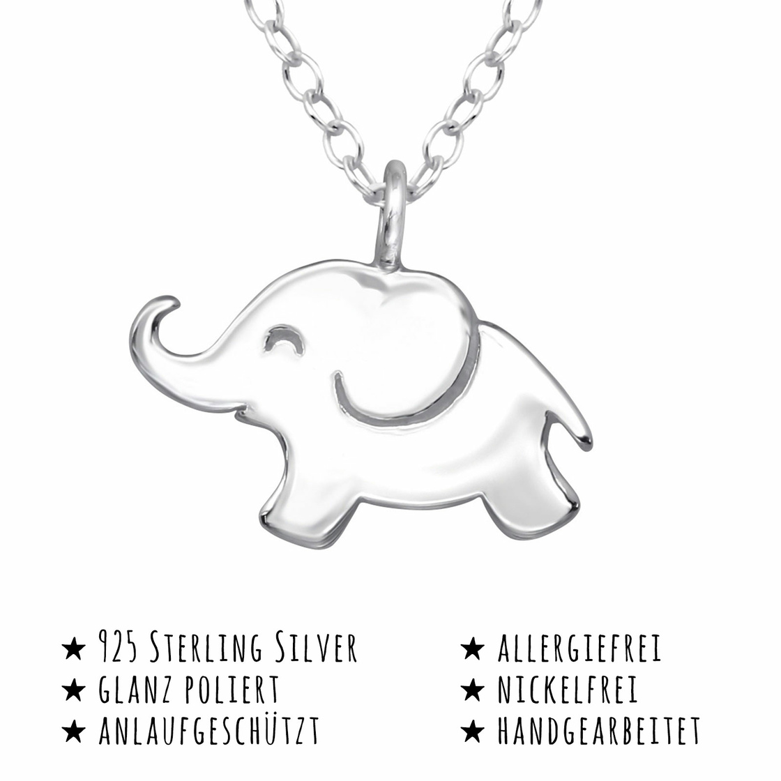 Elefant € | 27,90 Baby Silber 925 aus Halskette kaufen Monkimau,