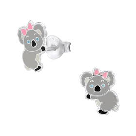 Auf dem Bild zu sehen sind Kinder Ohrringe Koala...