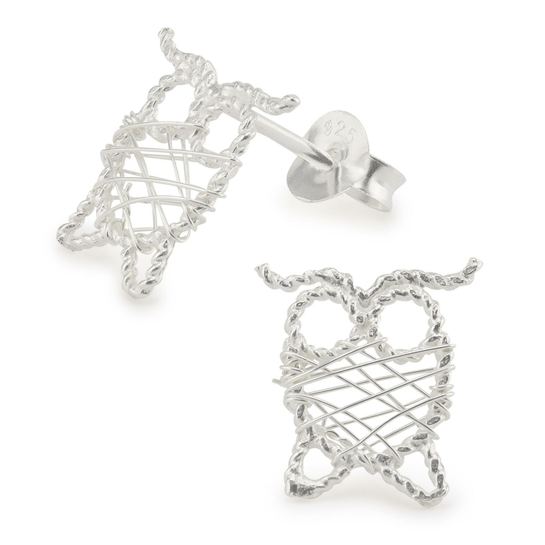 Eulen Damen-Ohrringe aus 925 Silber 10,64 kaufen | Monkimau, €